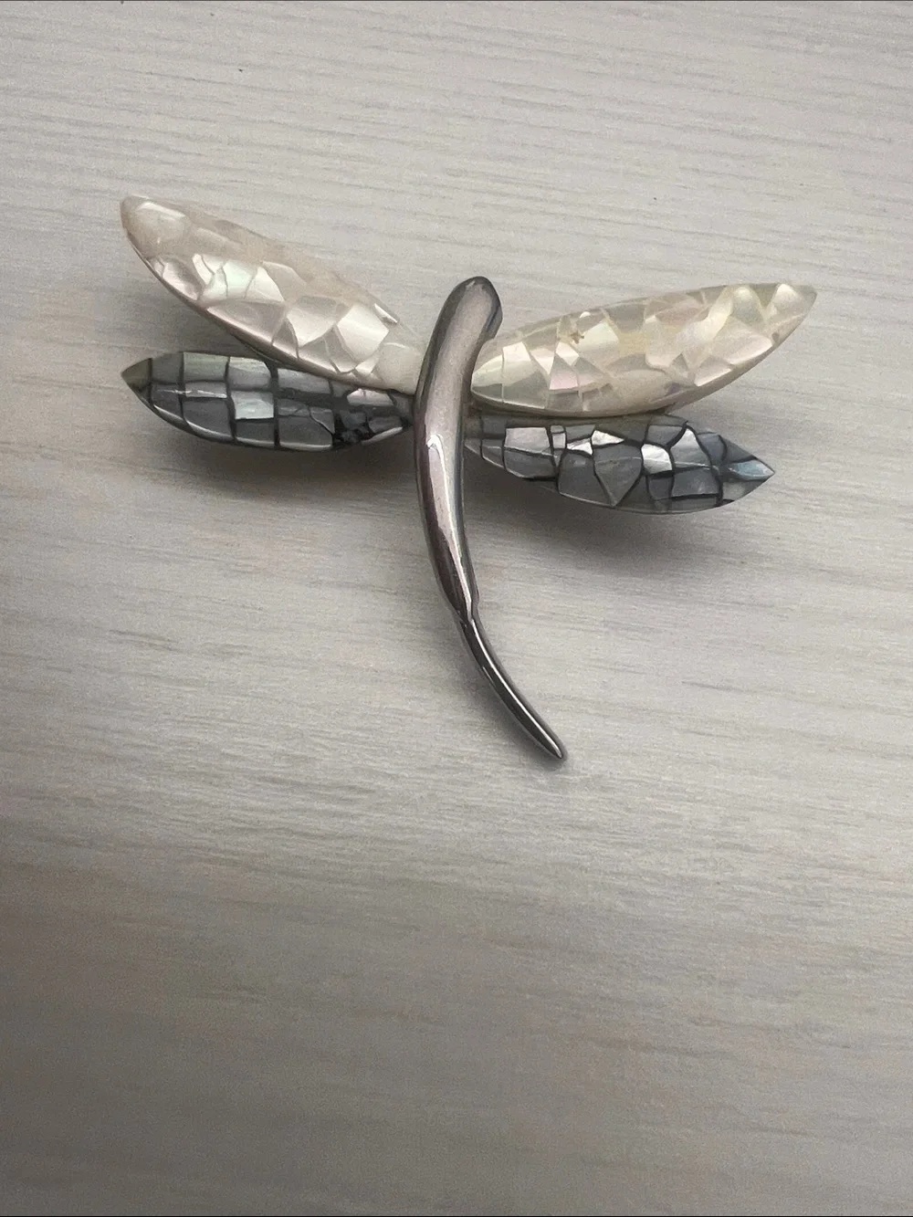 Vintage Silver Leaf Brooch Pin